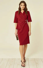 Diane Wrap Blazer Dress - Femstylo