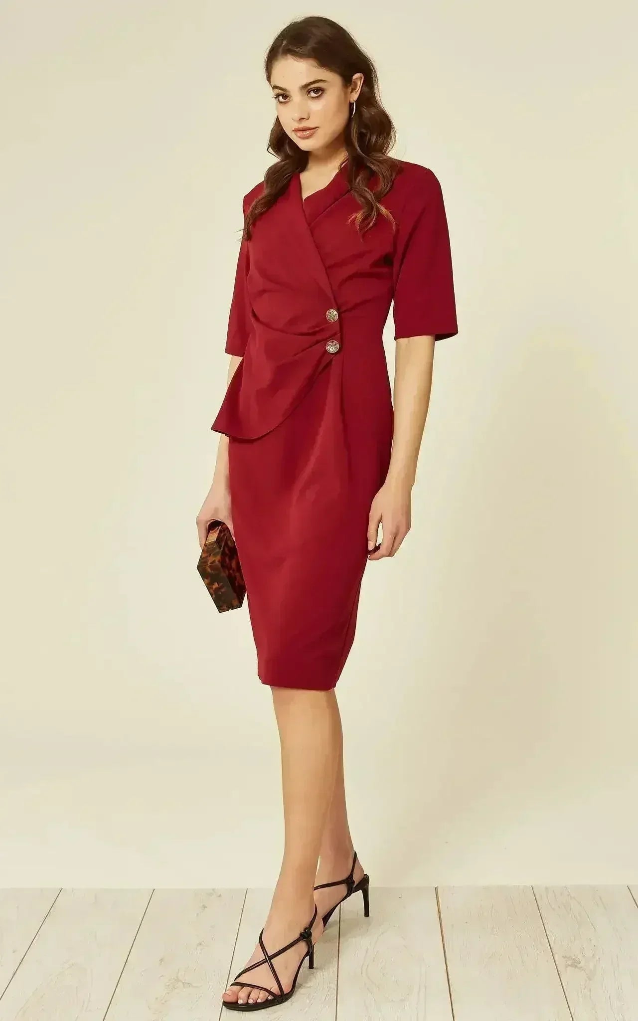 Diane Wrap Blazer Dress - Femstylo