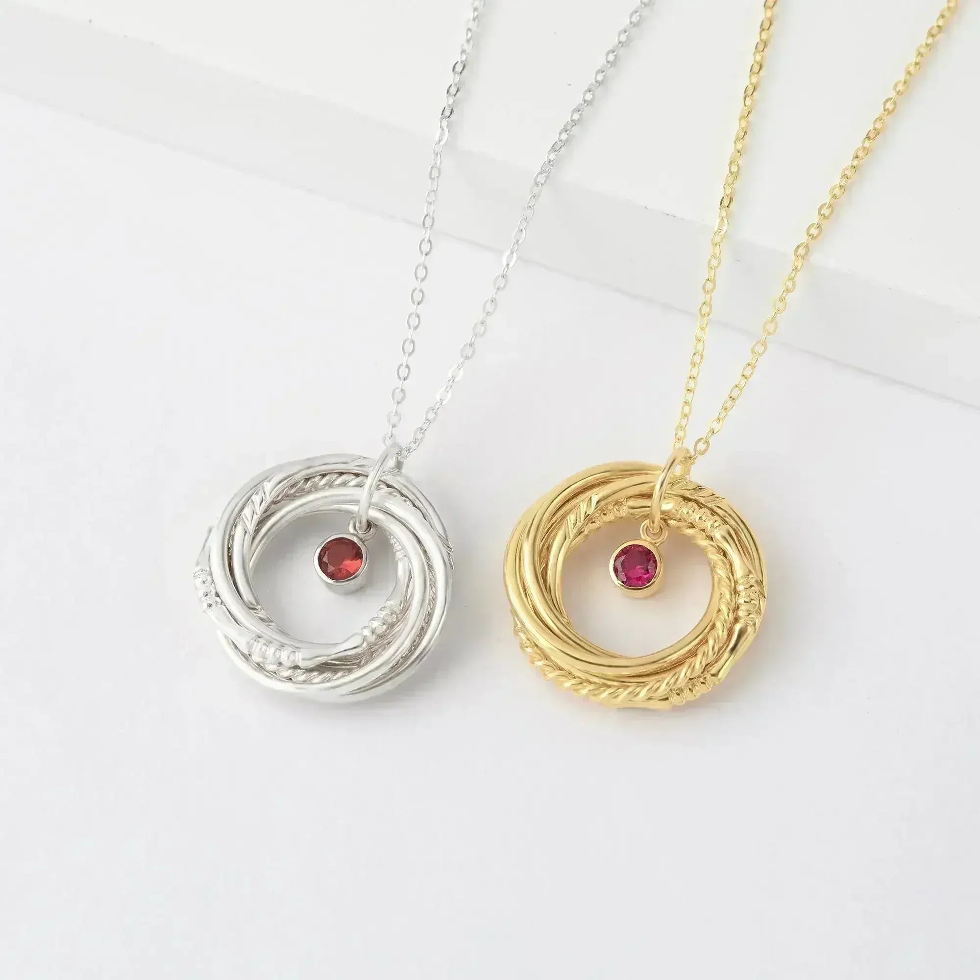 60th Birthday Gift For Woman, Birthday Gift For Mom, 6 Rings 6 Decades - Femstylo