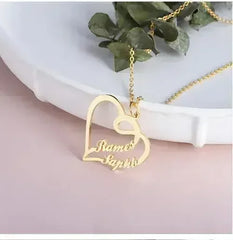 💖 Eternal Heart Necklace – 925 Silver Personalized Love Keepsake - Femstylo