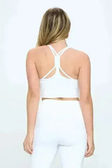 Criss Cross Back Sports Bra - Femstylo