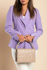 Blazer s klasičnim ovratnikom, lila - Femstylo