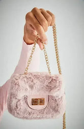Vegan Fur Micro Bag - Convertible Mini Purse | Femstylo - Femstylo