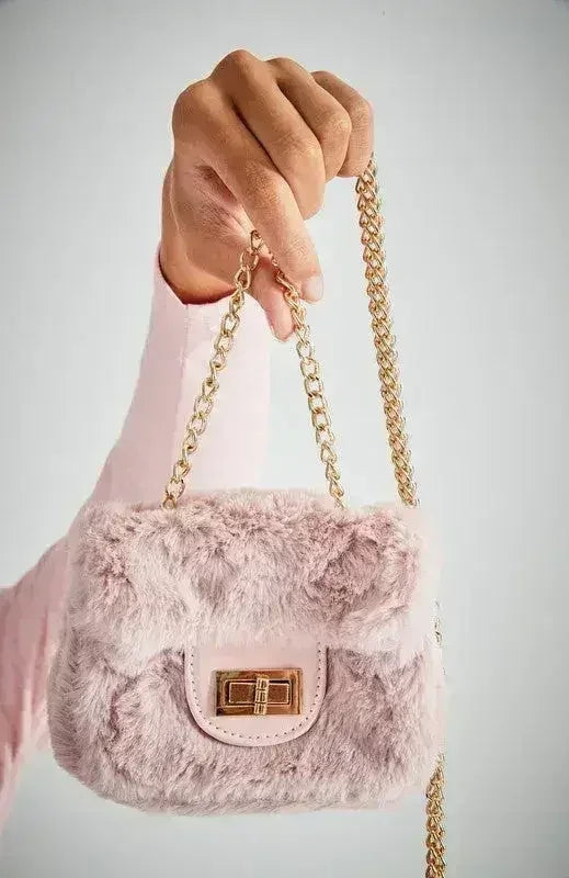 Vegan Fur Micro Bag - Convertible Mini Purse | Femstylo - Femstylo