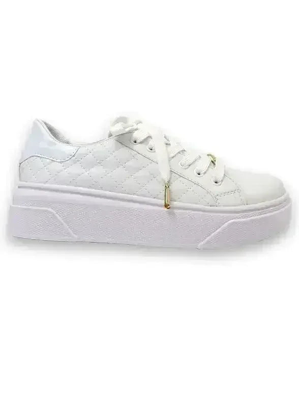 Quilted Platform Sneaker - Femstylo