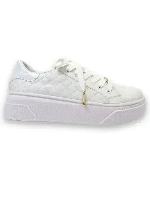 Quilted Platform Sneaker - Femstylo