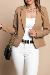 Camel Softina Blazer - Italian Tailored Fit | Femstylo - Femstylo