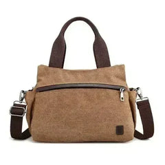Female Fashion Vintage Canvas Messenger Bag - Femstylo