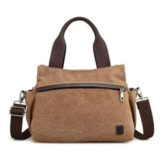 Female Fashion Vintage Canvas Messenger Bag - Femstylo