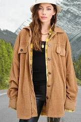 Sunset Fleece Jacket - Cozy Oversized Outerwear - Femstylo - Femstylo