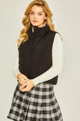 Woven Solid Reversible Vest - Femstylo