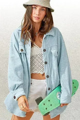 Sunset Fleece Jacket - Cozy Oversized Outerwear - Femstylo - Femstylo