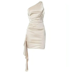 Crossbody Sleeveless Slim Fit Dress - Femstylo