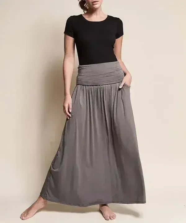 BAMBOO YOGA MAXI SKIRT - Femstylo