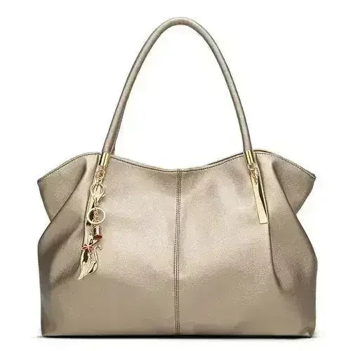 Large Capacity Solid Color Fashion Handbag For Women - Femstylo