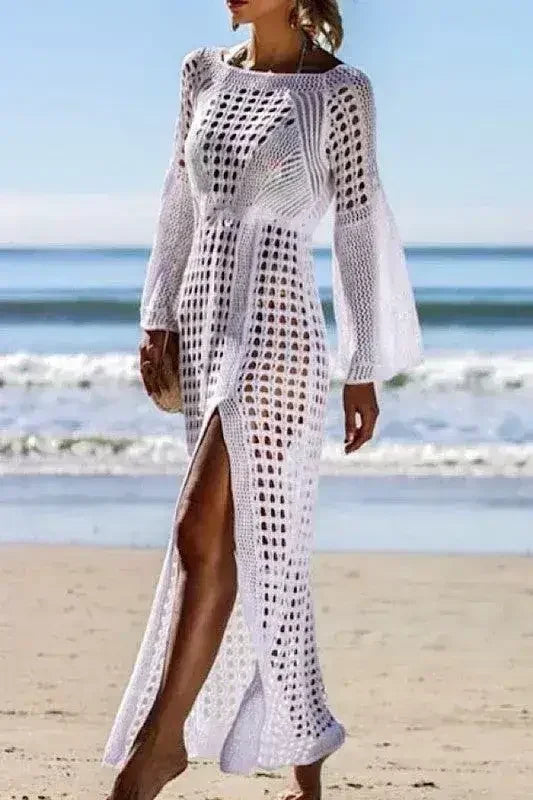 Crochet maxi cover up - Femstylo