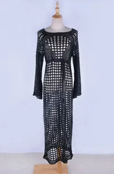 Crochet maxi cover up - Femstylo