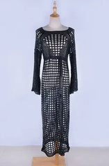 Crochet maxi cover up - Femstylo