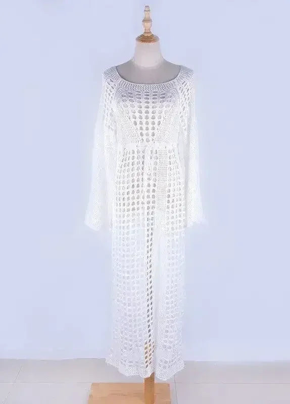 Crochet maxi cover up - Femstylo