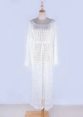 Crochet maxi cover up - Femstylo