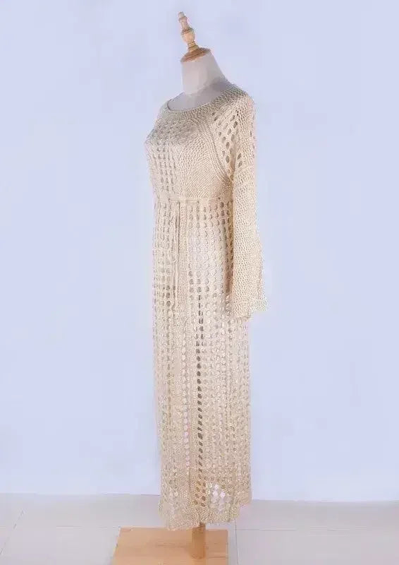 Crochet maxi cover up - Femstylo