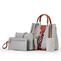 Four-Piece Fashion PU Handbag For Women - Femstylo