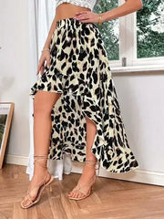 High low ruffle skirt - Femstylo