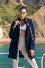 Stud Button Borg Teddy Coat (1905) - Femstylo