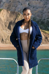 Stud Button Borg Teddy Coat (1905) - Femstylo