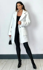 Stud Button Borg Teddy Coat (1905) - Femstylo