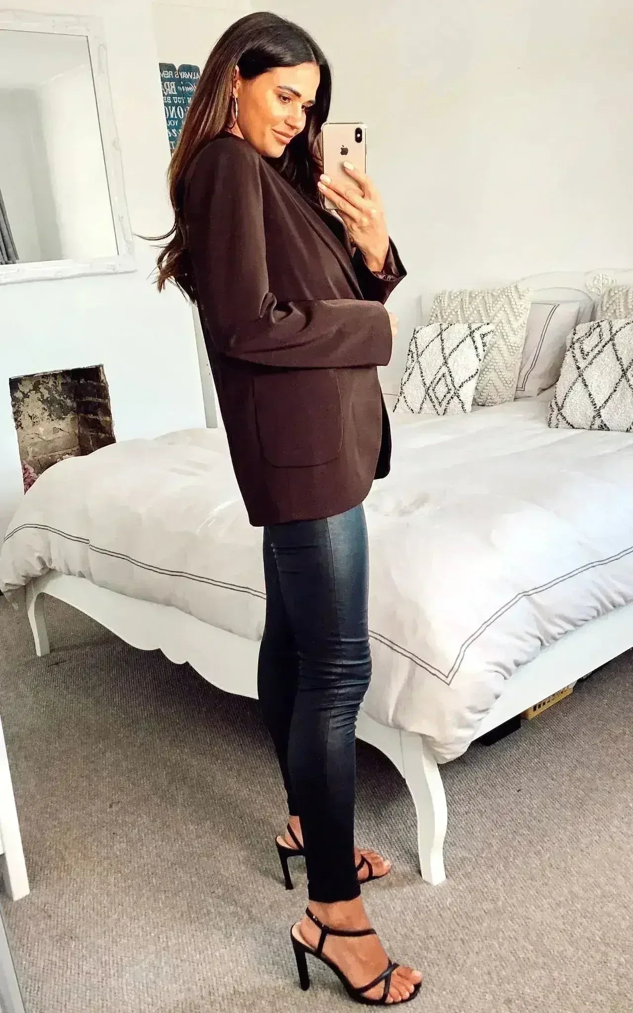 De La Creme - Womens Patch Pocket Tailored Fit Blazer - Femstylo