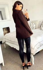 De La Creme - Womens Patch Pocket Tailored Fit Blazer - Femstylo