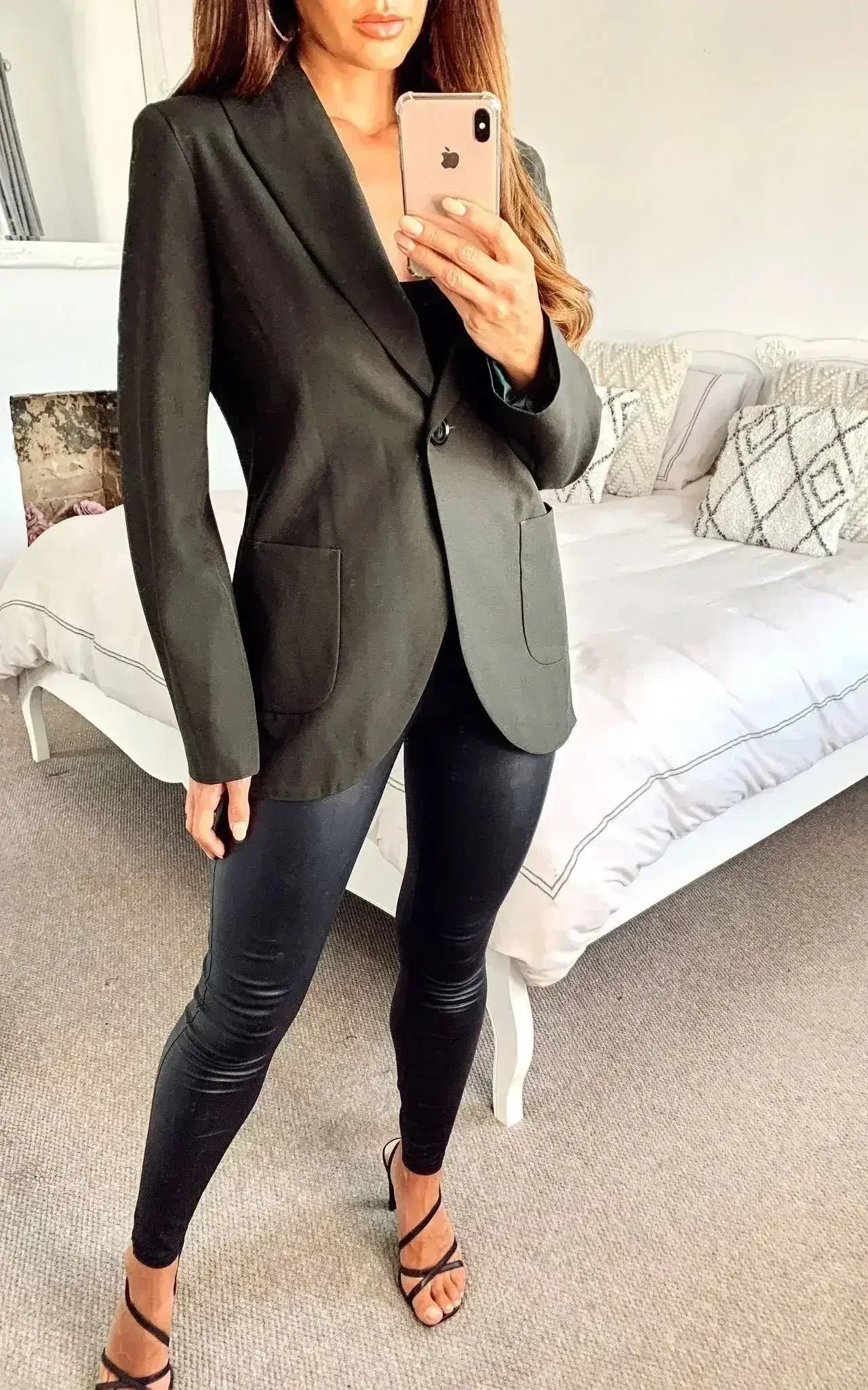 De La Creme - Womens Patch Pocket Tailored Fit Blazer - Femstylo