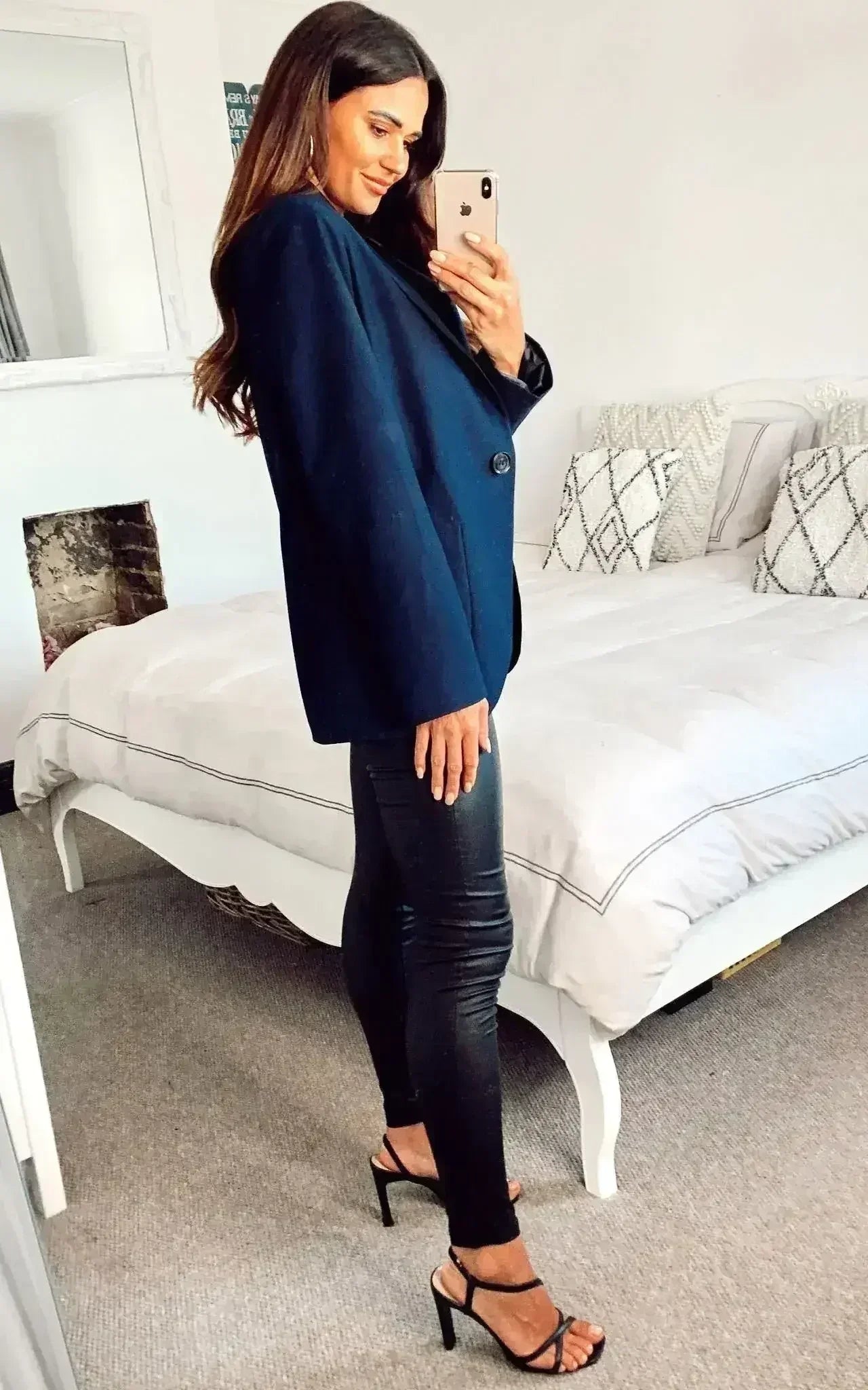 De La Creme - Womens Patch Pocket Tailored Fit Blazer - Femstylo