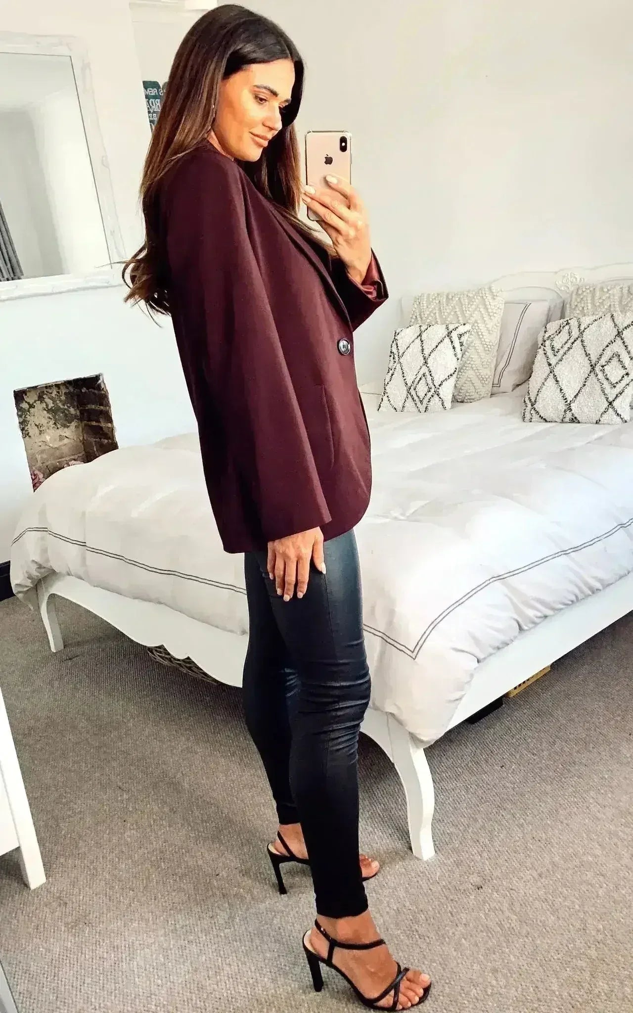 De La Creme - Womens Patch Pocket Tailored Fit Blazer - Femstylo