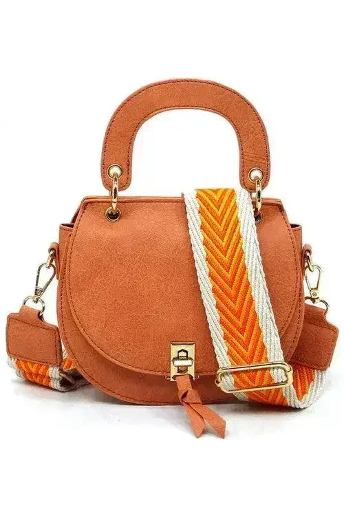 Fashion Flap Saddle Satchel Crossbody Bag - Femstylo