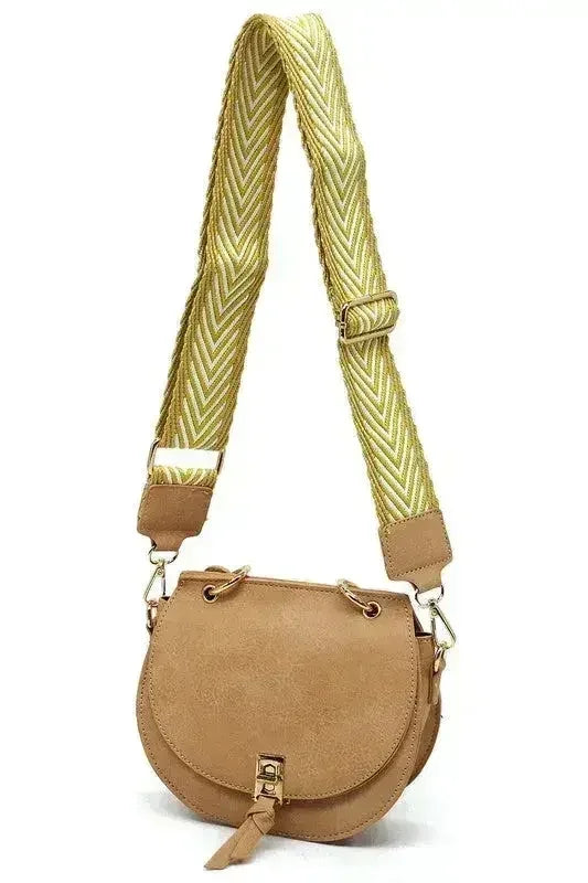 Fashion Flap Saddle Satchel Crossbody Bag - Femstylo