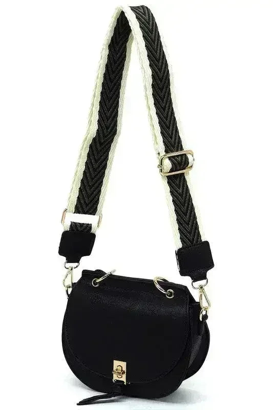 Fashion Flap Saddle Satchel Crossbody Bag - Femstylo