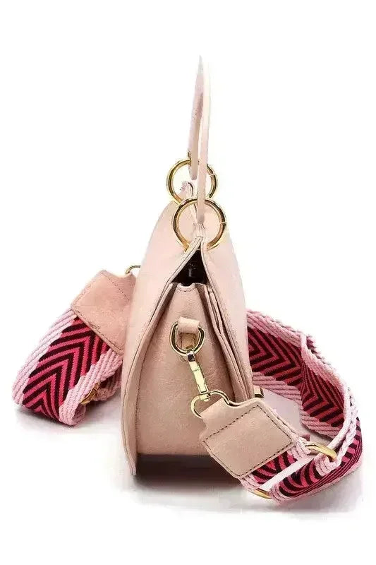 Fashion Flap Saddle Satchel Crossbody Bag - Femstylo