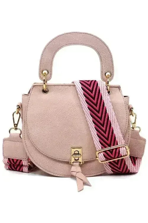 Fashion Flap Saddle Satchel Crossbody Bag - Femstylo