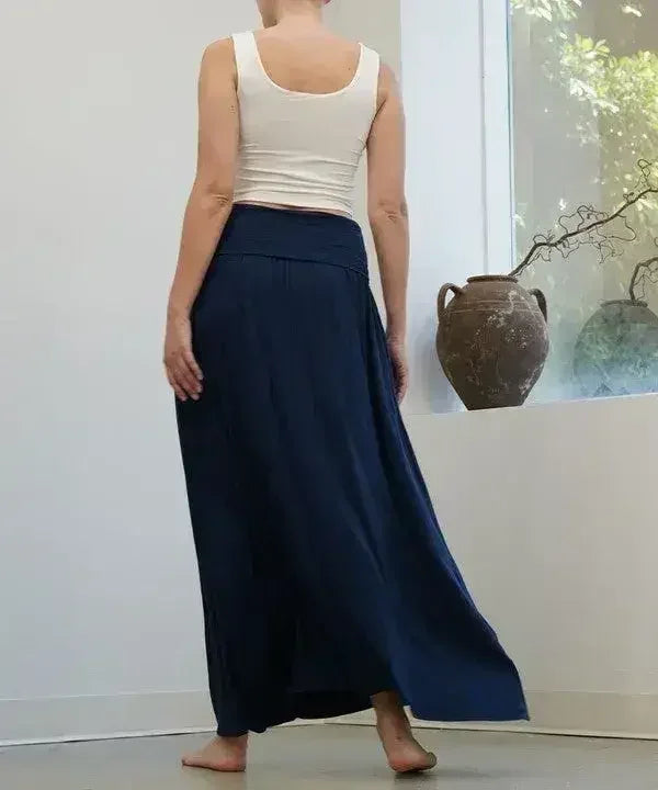 BAMBOO YOGA MAXI SKIRT - Femstylo