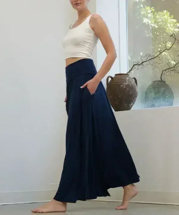 BAMBOO YOGA MAXI SKIRT - Femstylo