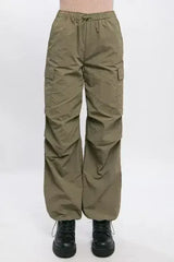 Loose Fit Parachute Cargo Pants - Femstylo