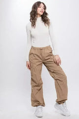 Loose Fit Parachute Cargo Pants - Femstylo