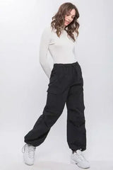 Loose Fit Parachute Cargo Pants - Femstylo