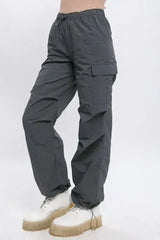 Loose Fit Parachute Cargo Pants - Femstylo