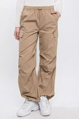 Loose Fit Parachute Cargo Pants - Femstylo