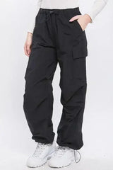 Loose Fit Parachute Cargo Pants - Femstylo