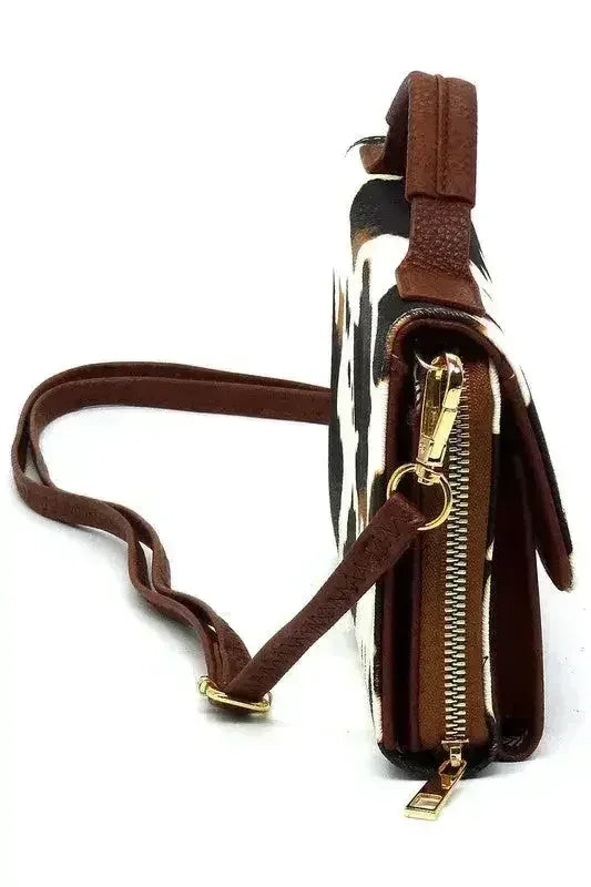 Vegan Leather Crossbody Bag - Compact Phone Organizer | Femstylo - Femstylo