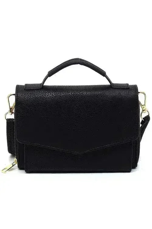 Vegan Leather Crossbody Bag - Compact Phone Organizer | Femstylo - Femstylo